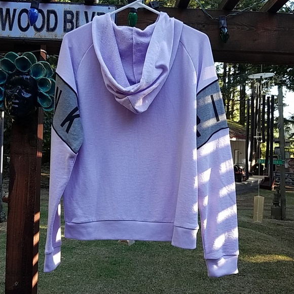 SOLD NWT Victoria's Secret PINK Purple Sweatshirt - Picture 2 of 8